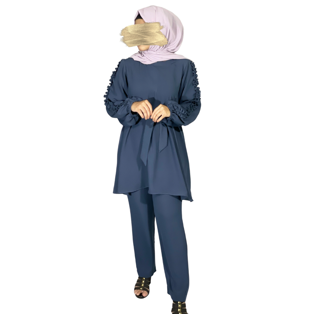 Ruffle Sleeves Co-ord Set