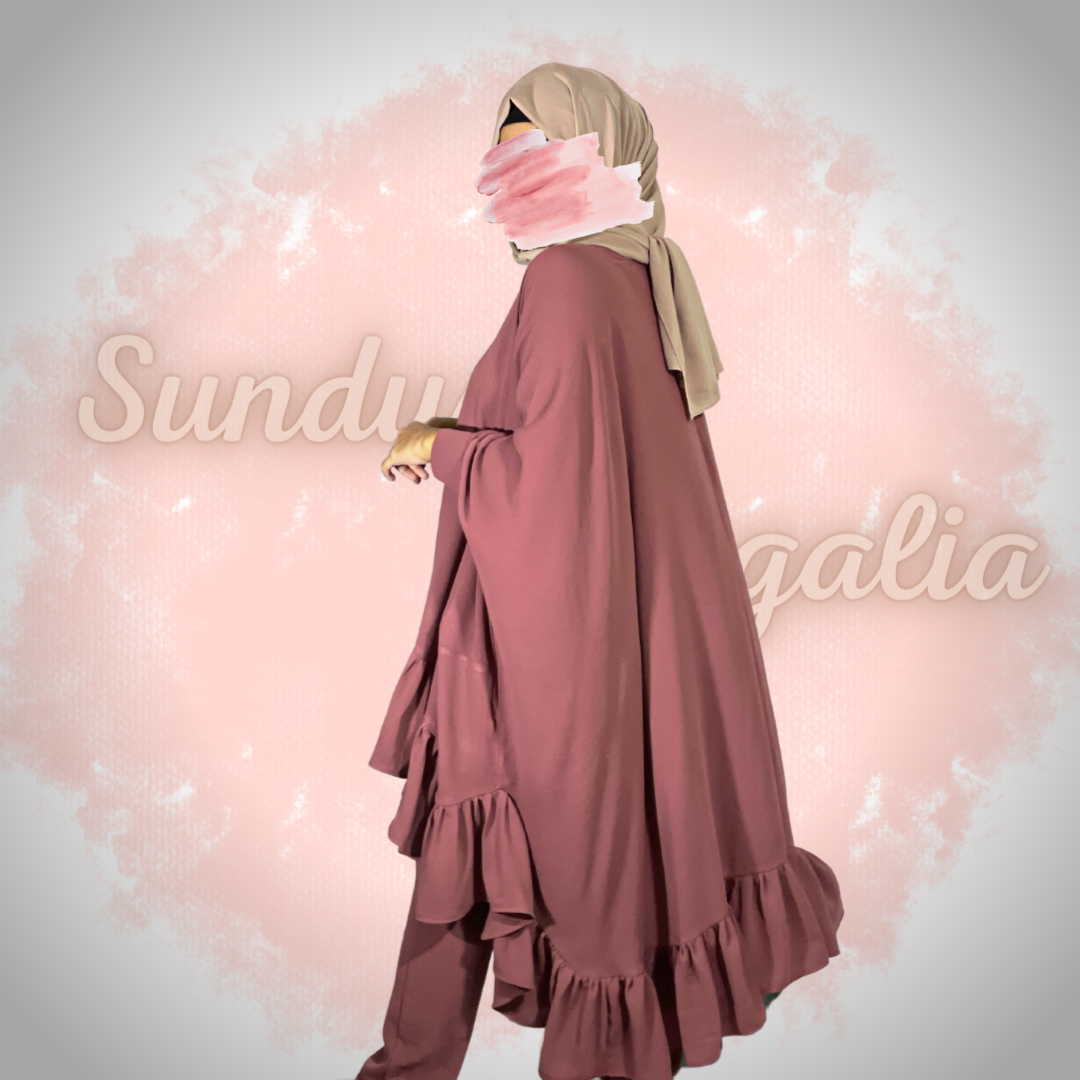 Oversized Frill-Flare Co-ord Set